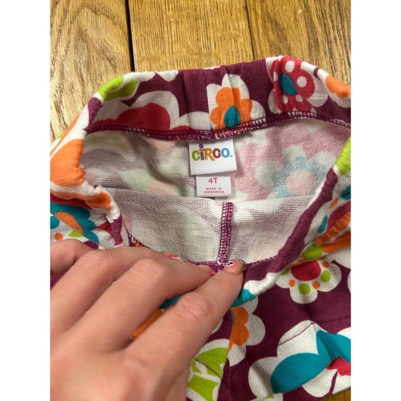 Y2K Girls Shorts/Skort Bundle Size 4T Floral Plaid Elastic Waist Summer Neon - Picture 3 of 14